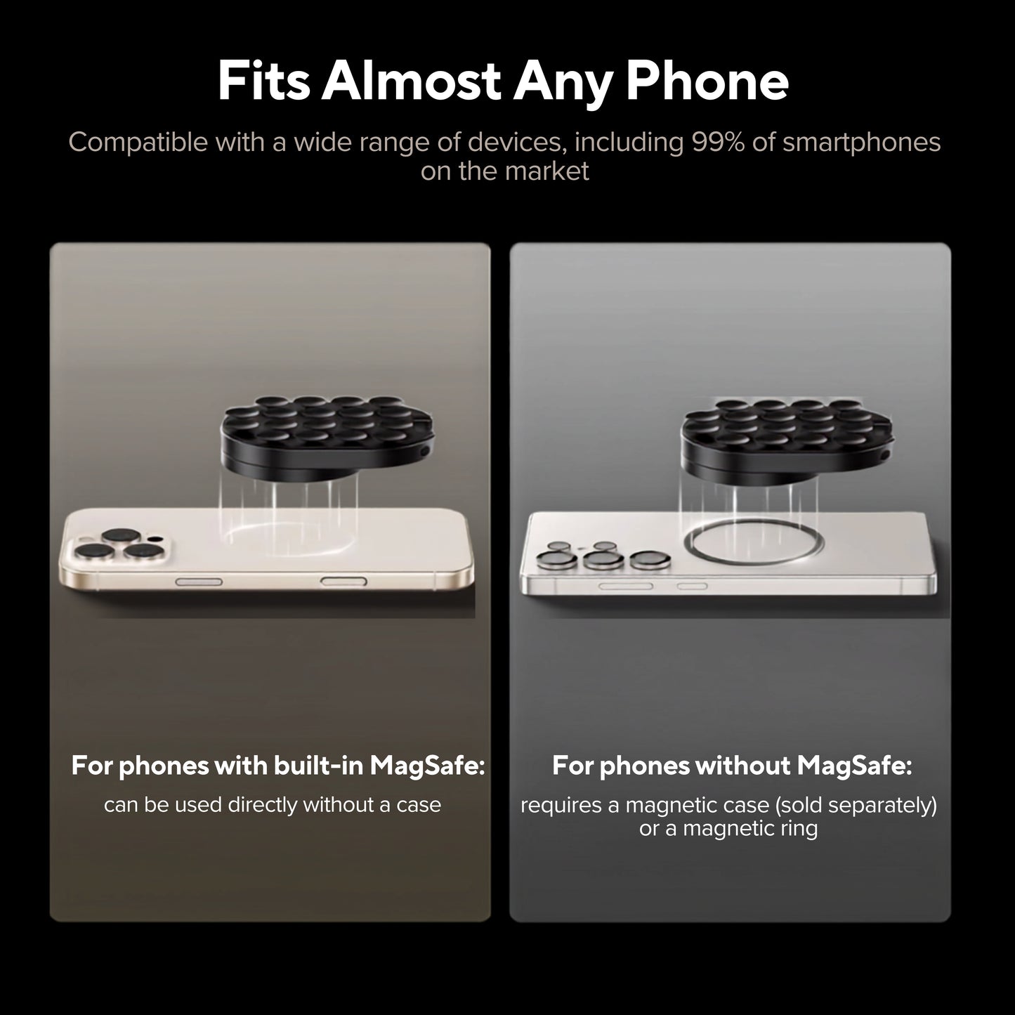 3-in-1 Magnetic Phone Mount